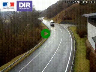 Caméra trafic sur la N90 à Bourg-Saint-Maurice, en provenance d'Aoste et en direction d'Albertville