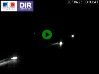 Caméra trafic à Meylan sur la Rocade-Sud de Grenoble en direction d'Aix-en-Provence