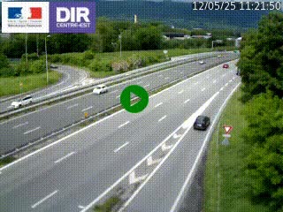 Caméra routière à hauteur de la sortie 15 Chambéry-centre au PK 4,103 en direction d'Albertville