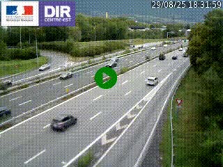 Caméra routière à hauteur de la sortie 15 Chambéry-centre au PK 4,103 en direction d'Albertville