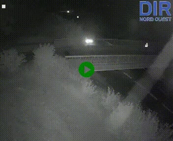 Webcam sur A84 à hauteur de Pont-Farcy, au niveau du pont autoroutier sur la Vire, au sud de Saint-Lô
