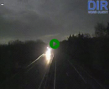 Webcam sur le périphérique de Caen (N814) à l'est de la ville, à Mondeville hauteur de la sortie 2, Presqu'île-Rives de l'Orne, au bout de l'autoroute A13