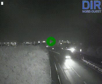 Webcam au début de l'A84 sur le périphérique Ouest de Caen (N814) à hauteur de la sortie 9, Porte de Bretagne