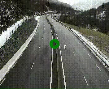 Webcam L'Hospitalet-près-l'Andorre sur N20, en direction d'Andorre