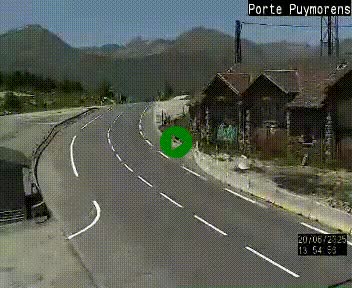 Webcam Col du Puymorens sur N320, en direction de Pas de la Casa (Andorre)
