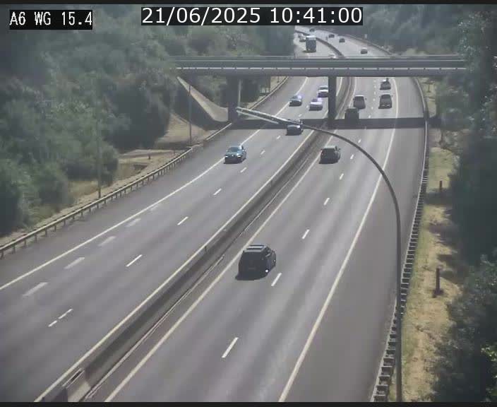 Traffic live webcam Luxembourg Capellen - A6 - BK 15.4 - direction Luxembourg/France/Allemagne