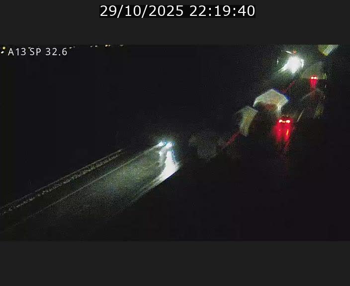Webcam info trafic A13 à hauteur de Mondorf-les-bains. Vue orientée vers Altwies