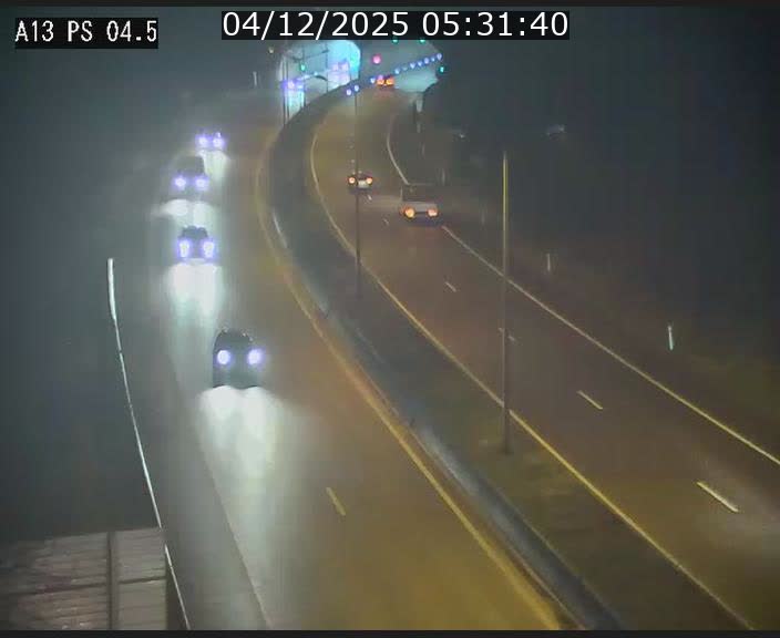 Traffic live webcam Luxembourg Differdange - A13 direction Esch-sur-Alzette - BK 4.5