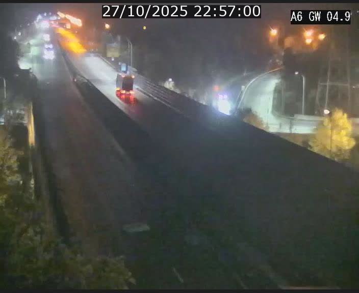 Traffic live webcam Luxembourg Croix de Cessange - A6 - BK 4.9 - direction Belgique