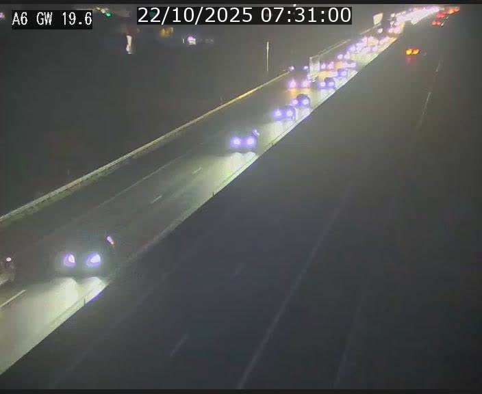 Traffic live webcam Luxembourg - Steinfort - A6 - BK 19.6 - direction Belgique