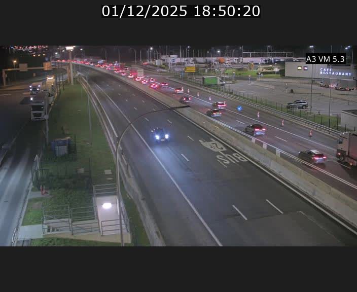 Traffic live webcam Luxembourg Aire de Berchem - A3 - BK 5 - direction France