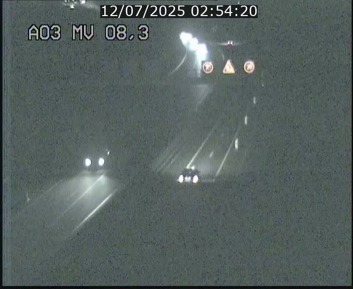 Webcam Autoroute après la Croix de Bettembourg en direction de Luxembourg sur l'A3