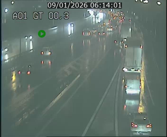 Traffic live webcam Luxembourg Croix de Gasperich - A1 direction Kirchberg - BK 0.3