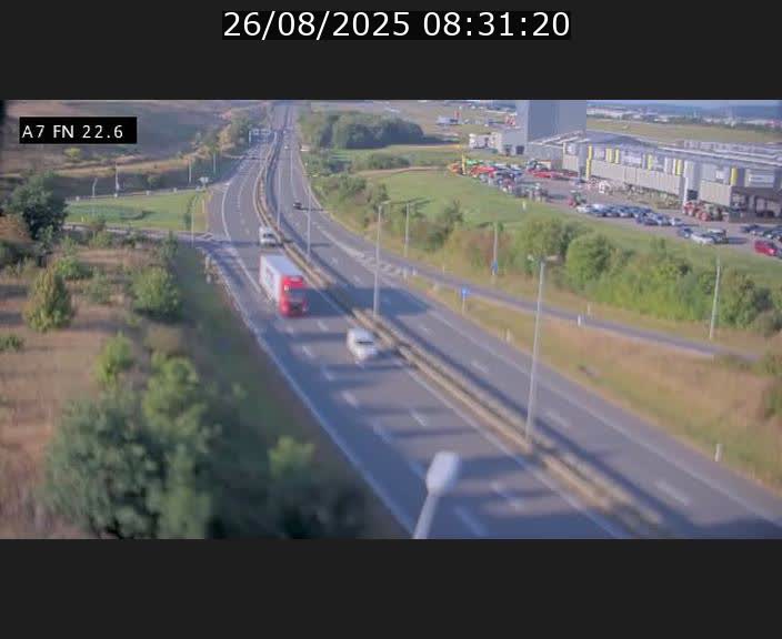 Caméra trafic Luxembourg - A7, Colmar-berg direction Mersch