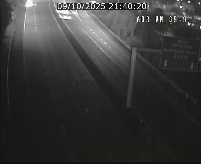 Webcam Autoroute à la Croix de Bettembourg - A3 - BK 9.9 - direction France