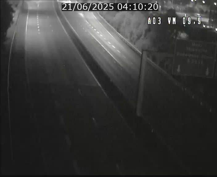 Webcam Autoroute à la Croix de Bettembourg - A3 - BK 9.9 - direction France