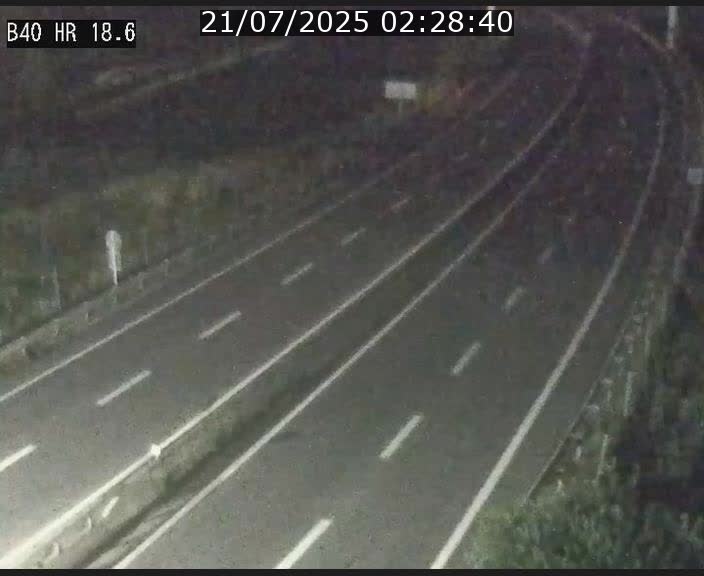 Webcam sur la route de liaison entre Micheville et Esch-Belval à la frontière entre le Luxembourg et la France. Vue orientée vers la Lorraine.