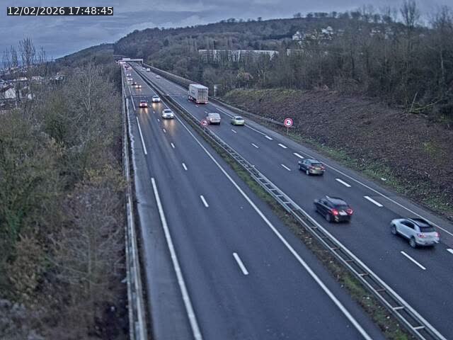 Caméra autoroute France - A30, Hayange direction Metz