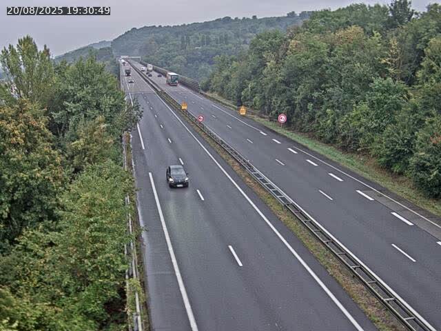 Caméra autoroute France - A30, Hayange direction Metz