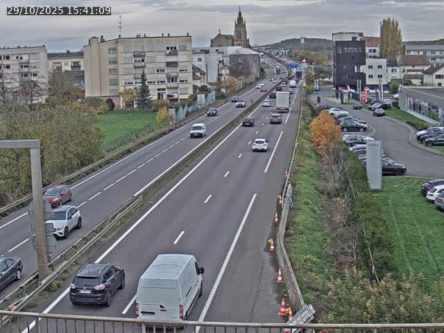 Caméra autoroute France - A31, Thionville direction Metz