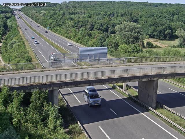 Caméra autoroute France - A31, Zoufftgen direction Luxembourg-ville, à la frontière entre la France et le Luxembourg