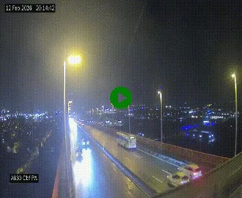 Webcam autoroute sur le périphérique de Bordeaux (A630) au nord de la ville. Caméra située sur le Pont d'Aquitaine.