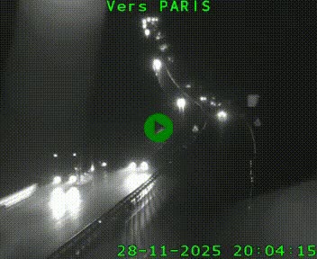 Caméra routière sur l'autoroute A20 à Bessines-sur-Gartempe. Vue orientée vers Paris