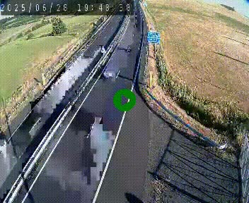 Caméra autoroute A75 à hauteur du col de la Fageole en direction de Clermont-Ferrand