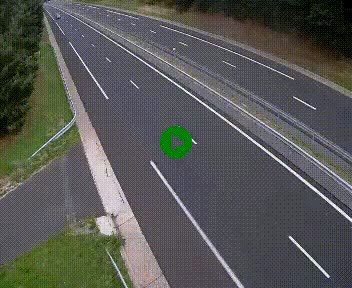 Caméra autoroute A75 à hauteur du col des Issartets en direction de Montpellier