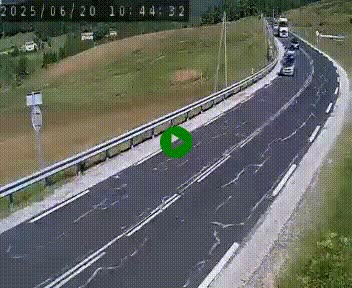Webcam routière au niveau du col de la Chavade en Ardèche, sur la N102 à 1266 mètres d'altitude