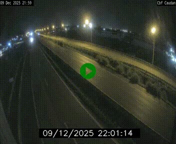 Webcam sur la N165 à hauteur de Caudan, dans le Morbihan.