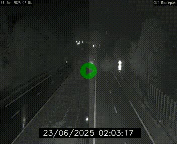 Webcam sur le périphérique de Rennes (N136) à hauteur de Maurepas, au nord de la ville