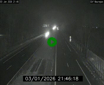 Webcam sur le périphérique de Rennes (N136) à hauteur de Maurepas, au nord de la ville
