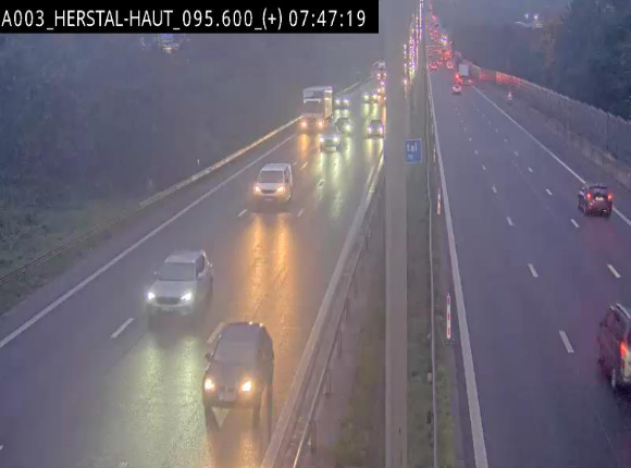 Webcam autoroute Belgique - Herstal - E40 direction Aix-la-Chapelle - BK 97