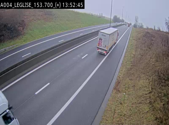 Webcam autoroute E411 à hauteur de Léglise, en direction de Luxembourg