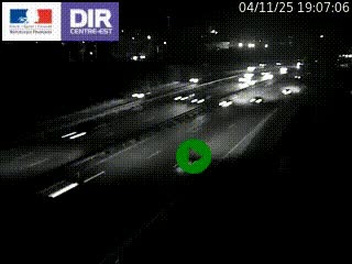 Webcam sur la Nationale 201 à hauteur de la sortie Chambéry-Nord, avant à la jonction entre l'A41 et l'A43, en direction de Lyon