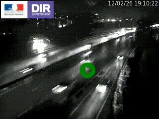 Webcam sur la Nationale 201 à hauteur de la sortie Chambéry-Nord, avant à la jonction entre l'A41 et l'A43, en direction de Lyon
