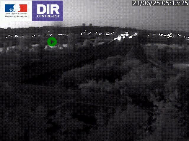 Webcam autoroute sur A450 à Pierre-Bénite en direction de Lyon et de l'autoroute A7