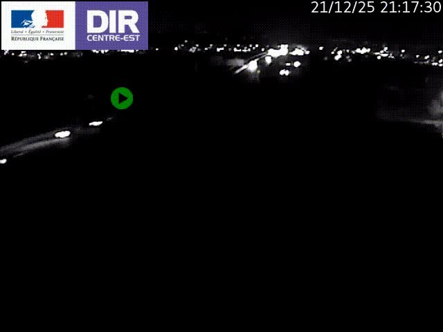 Clone of Caméra de circulation sur A7 à Lyon Perrache vers Marseille, le long du Rhône