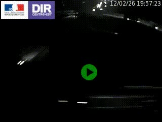 Webcam traffic à Grenoble-sud sur l'autoroute A480. Vue orientée vers l'entrée et la sortie de Grenoble