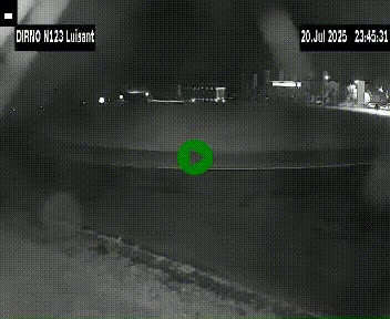 Webcam en périphérie de Chartres sur la N123, à hauteur de Luisant. Vue orientée vers Chartres