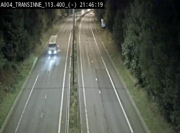 Caméra trafic E411 (A4) - Transinne direction Namur - BK 113.425