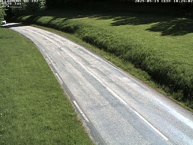 Webcam à Allarmont dans les Vosges, sur la RD392