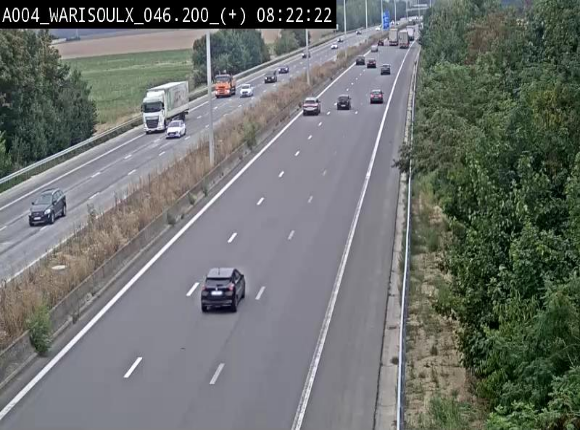 Webcam autoroute Belgique - Warissoulx - E411 - BK 46.2
