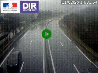 Caméra sur la Nationale 90 (N90) à La Léchère, en direction et à proximité d'Albertville