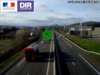 Caméra autoroute à Saint-Etienne (Les Littes) à hauteur du Ikea Saint-Etienne sur l'A72 en direction de Roanne