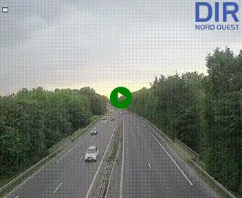 Webcam sur le périphérique de Caen (N814) à l'est de la ville, à Mondeville hauteur de la sortie 2, Presqu'île-Rives de l'Orne, au bout de l'autoroute A13
