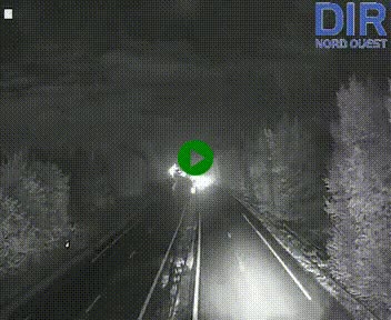 Webcam sur le périphérique de Caen (N814) à l'est de la ville, à Mondeville hauteur de la sortie 2, Presqu'île-Rives de l'Orne, au bout de l'autoroute A13