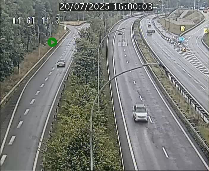 Traffic live webcam Luxembourg Senningerberg - A1 direction Allemagne - BK 11.3