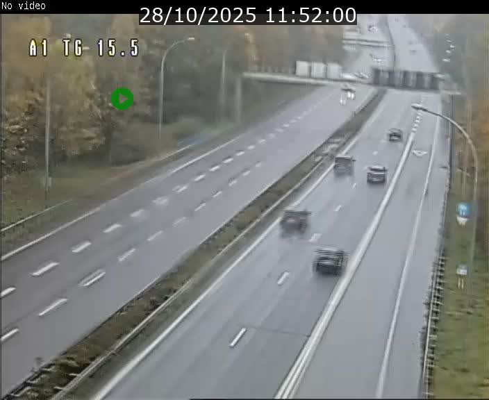 Traffic live webcam Luxembourg Munsbach - A1 direction Luxembourg - BK 15.5